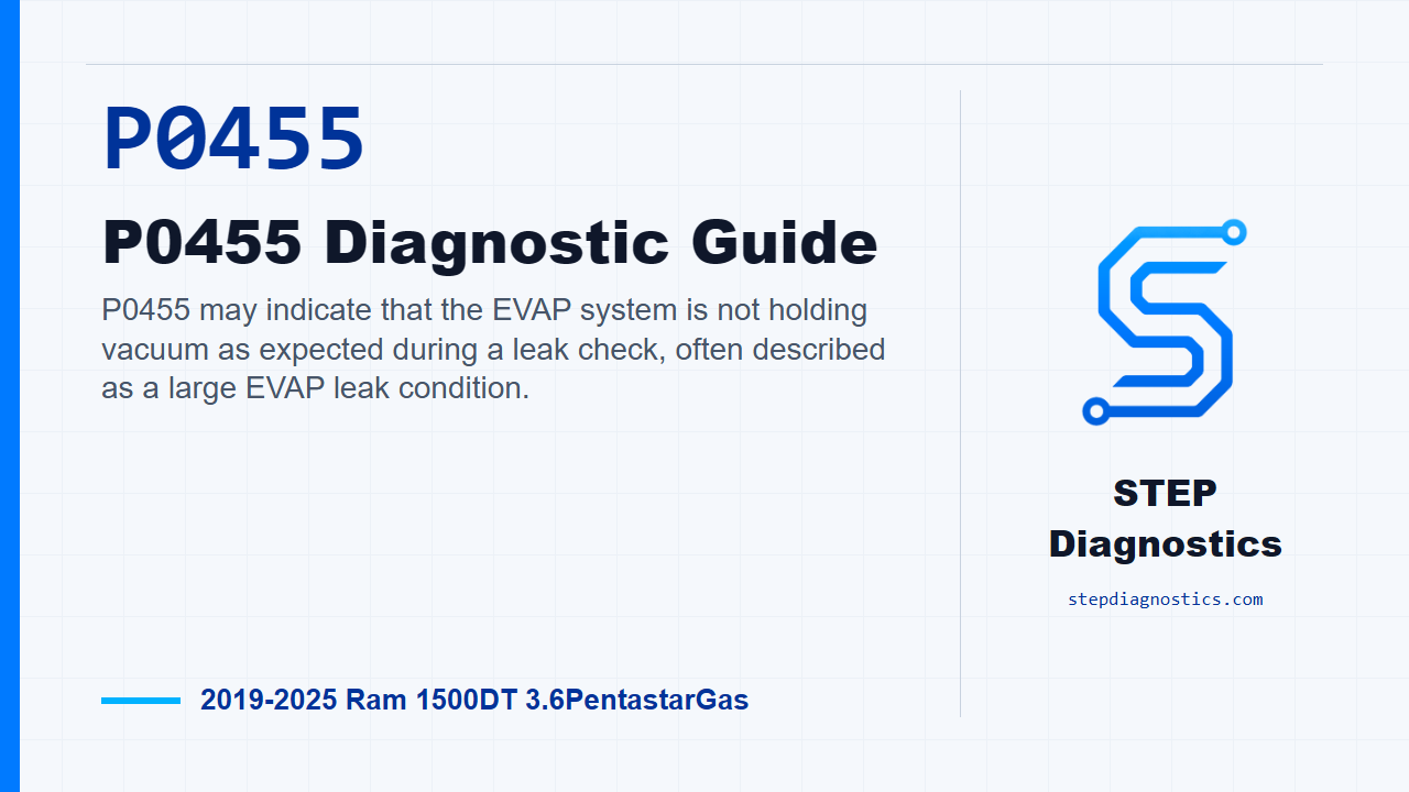 P0455 P0455 Diagnostic Guide diagnostic guide
