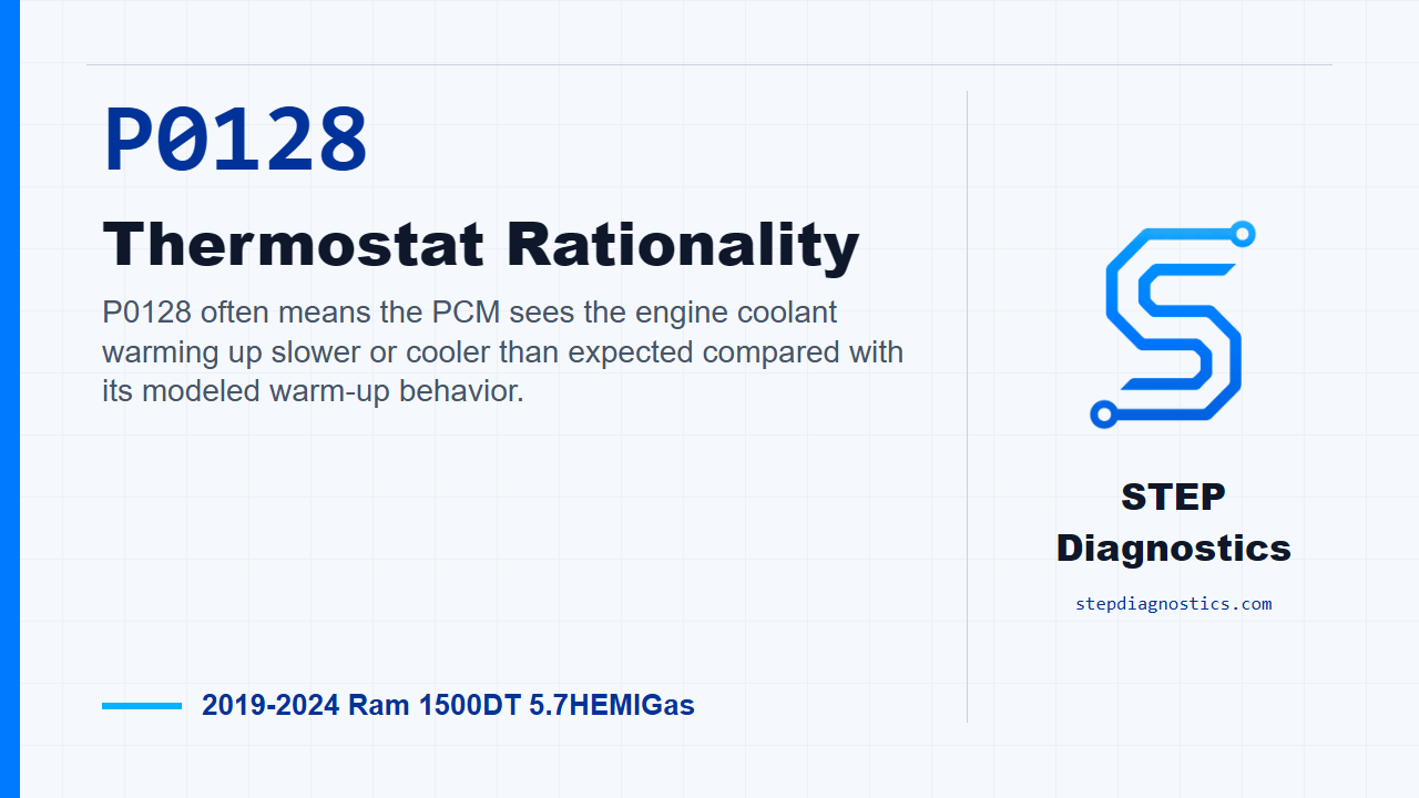 P0128 Thermostat Rationality diagnostic guide