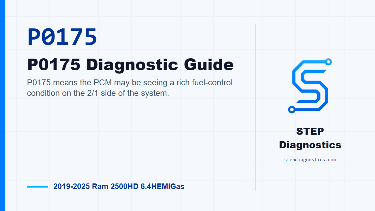 P0175 P0175 Diagnostic Guide diagnostic guide